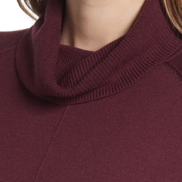 NEW Caslon Burgundy Cowl Neck Sweater - Picture 2 of 8